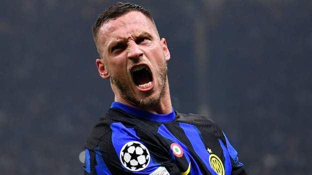 Marko Arnautovic scoret for andre gang i karrieren iført en Inter-trøye